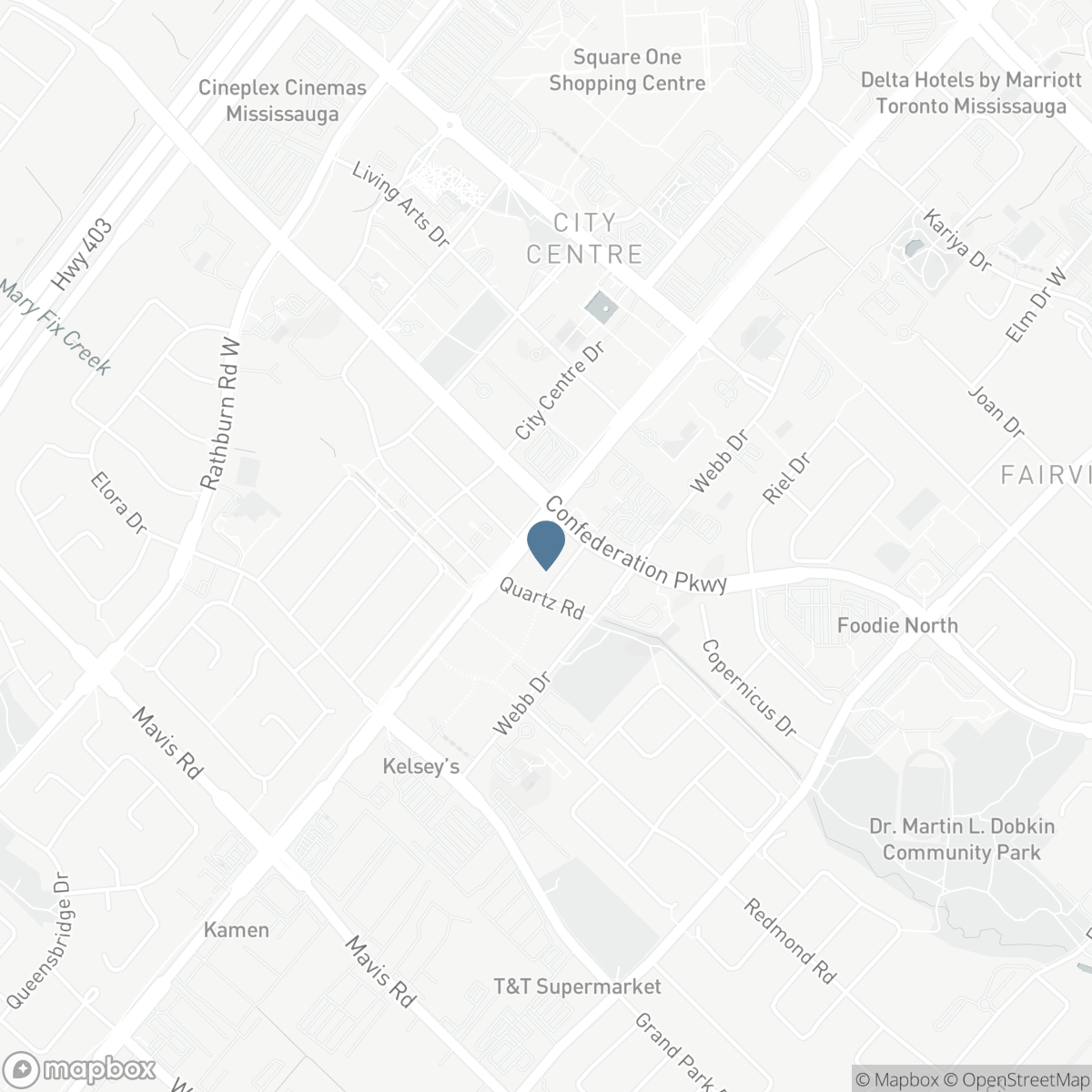 3900 CONFEDERATION Parkway Unit# 2408, Mississauga, Ontario L5B 0M3